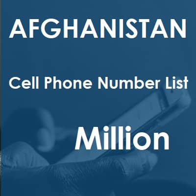 Lista de números de celular do Afeganistão