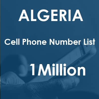 Lista de números de teléfono celular de Argelia