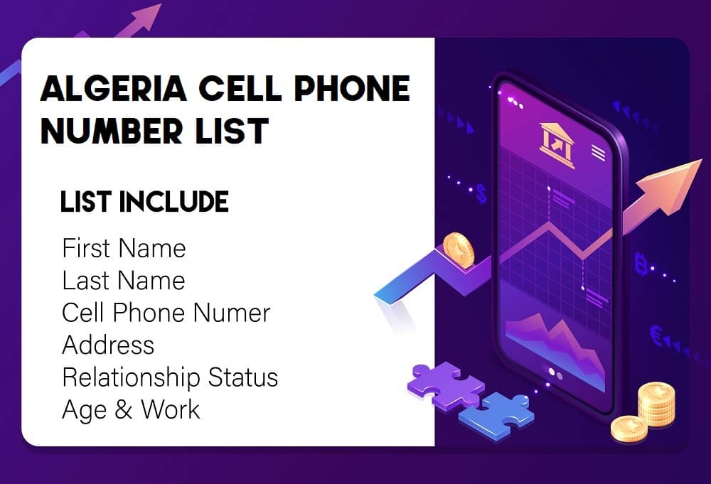 Списък с номера на мобилни телефони в Алжир