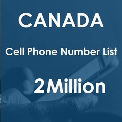 قائمة أرقام الهواتف المحمولة في كندا