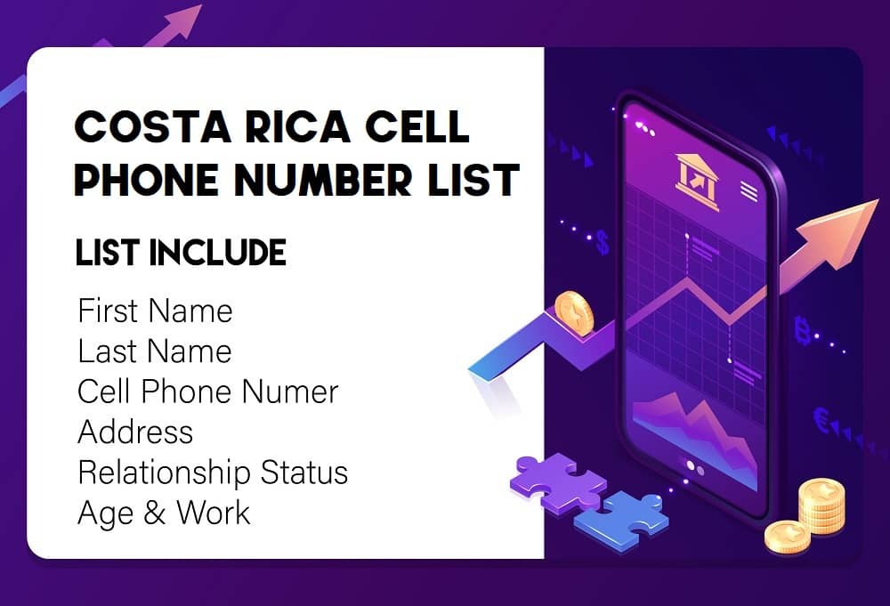 قائمة رقم الهاتف الخليوي في كوستاريكا