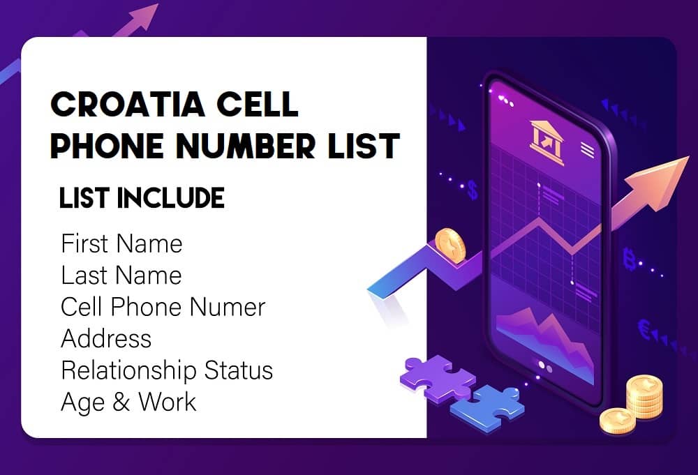 크로아티아 휴대폰 번호 목록