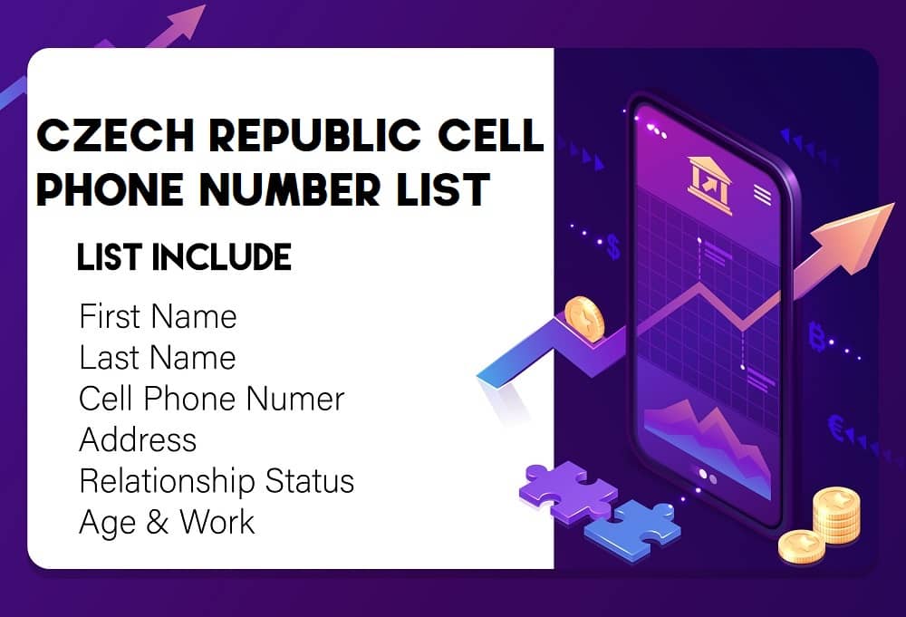 Списък с номера на мобилни телефони в Чехия
