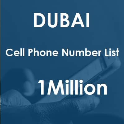 Lista de números de telefone celular de Dubai