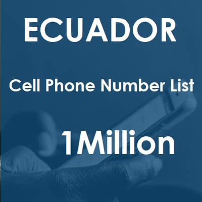 에콰도르 휴대폰 번호 목록