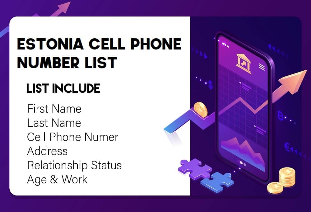 Lijst met mobiele telefoonnummers in Estland