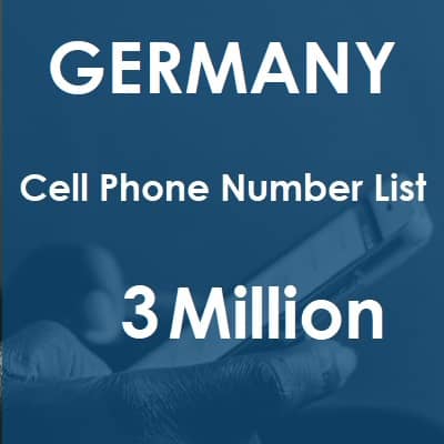 قائمة رقم الهاتف الخليوي ألمانيا