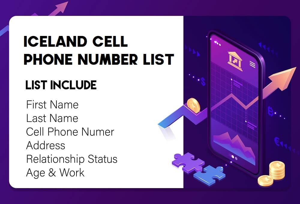 Elenco dei numeri di cellulare dell'Islanda