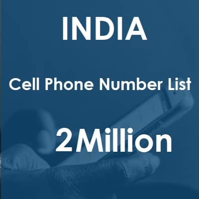 قائمة رقم الهاتف الخليوي في الهند
