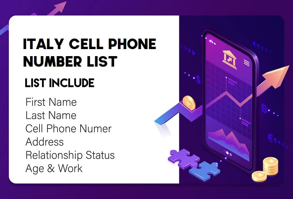 Списък с номера на мобилни телефони в Италия