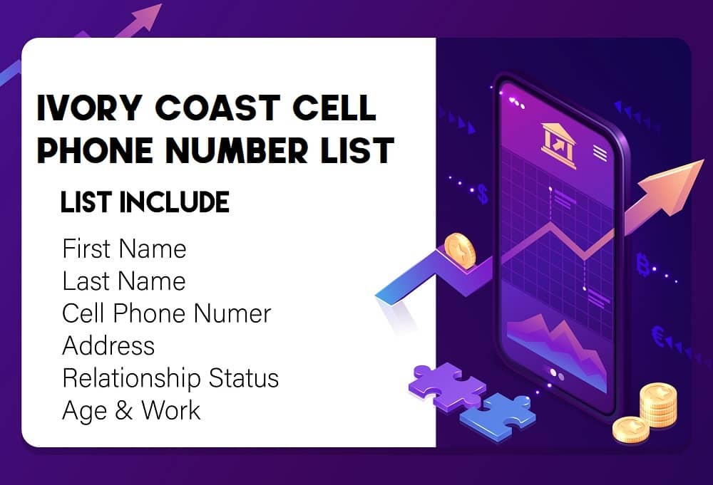 Lista de números de celular da Costa do Marfim