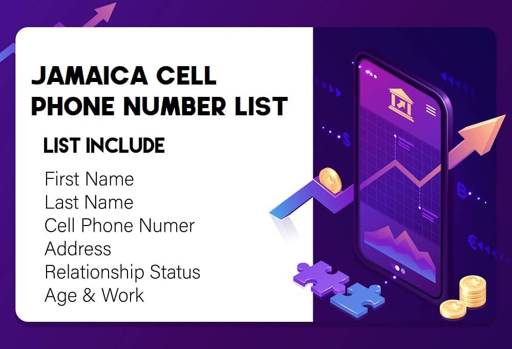 Jamaica mobiele telefoonnummerlijst