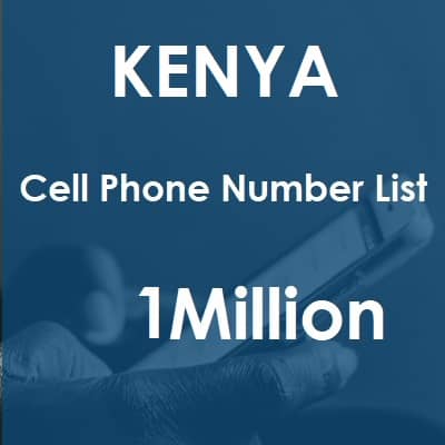 Lista de números de teléfono celular de Kenia