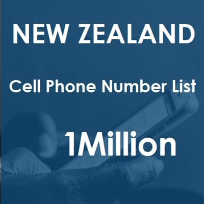 New Zealand Cell Phone Number List