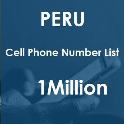 페루 휴대폰 번호 목록