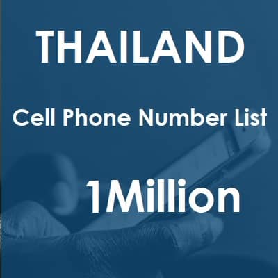 Thailand Cell Phone Number List