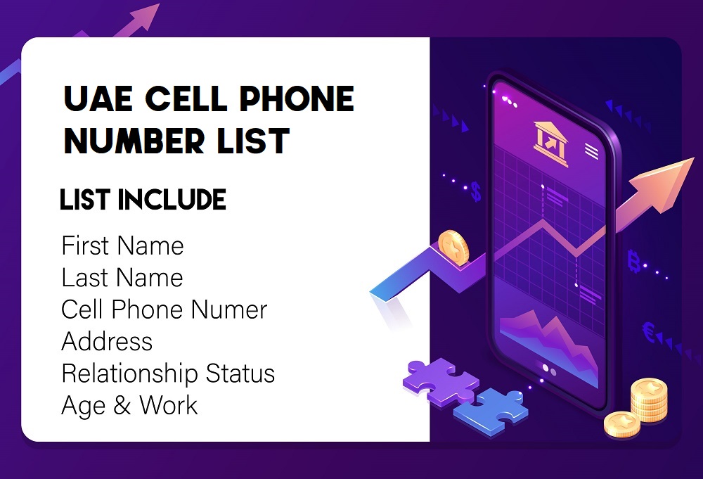 Listahan ng Numero ng Cell Phone ng UAE
