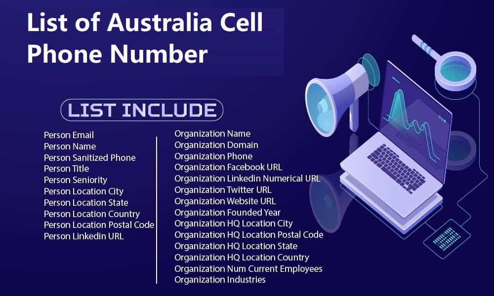 Australia Cell Phone Number List